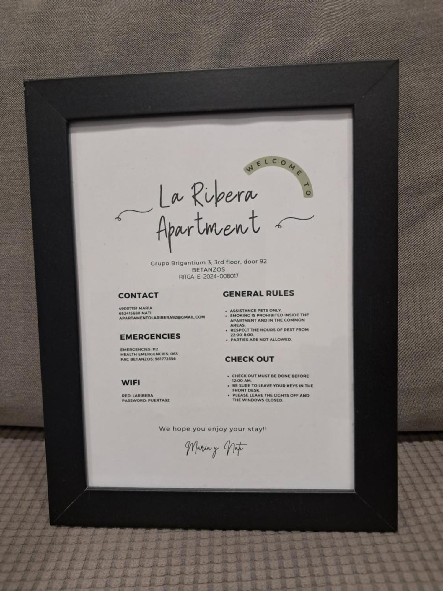 Apartamento La Ribera Betanzos Exteriör bild